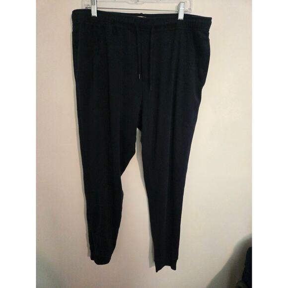 NWOT J.CrewTall heritage brushed rib-knit jogger pant navy blue size M - Picture 4 of 6